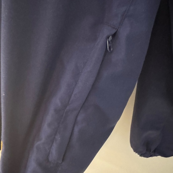 FootJoy Mens Size M Golf Pullover Windbreaker Jacket FJ Zip Hand Pockets V-Neck - Picture 7 of 9